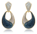 Brinco Feminino Dourado Oval