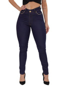 Calça Feminina Skinny Jeans Escuro