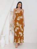 Saia Longa Feminina com Estampa Floral