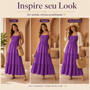 Vestido Roxo extramamente elegante