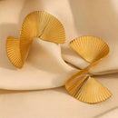Brinco Espiral Dourado