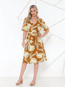 Vestido Longo Floral Estampado