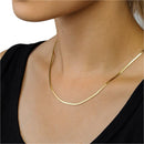 Gargantilha de Aço Inox dourado Feminina