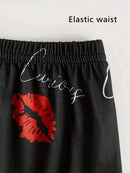 Conjunto de Pijama Feminino de 2 Peças: Camisola com Babado e Shorts