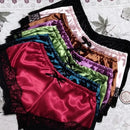Conjunto Lingerie sem mangas com decote em v feminino