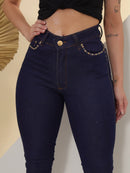 Calça Feminina Skinny Jeans Escuro
