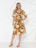 Vestido Longo Floral Estampado