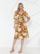Vestido Longo Floral Estampado