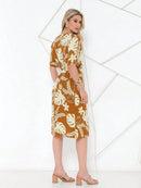 Vestido Longo Floral Estampado