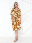 Vestido Longo Floral Estampado